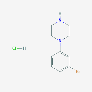 molecular formula C10H14BrClN2 B135807 1-(3-Bromophenyl)piperazine hydrochloride CAS No. 796856-45-6