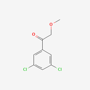 molecular formula C9H8Cl2O2 B1358070 1-(3,5-Chlorophenyl)-2-methoxyethanone 