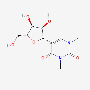 molecular formula C11H16N2O6 B1358071 1,3-Dimethylpseudouridine CAS No. 64272-68-0