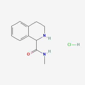 molecular formula C11H15ClN2O B13580885 N-methyl-1,2,3,4-tetrahydroisoquinoline-1-carboxamidehydrochloride 