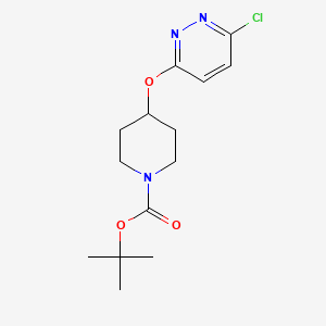Tert-butyl 4-[(6-chloropyridazin-3-yl)oxy]piperidine-1-carboxylate