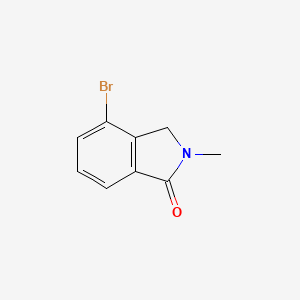 molecular formula C9H8BrNO B1358106 4-Bromo-2-methylisoindolin-1-one CAS No. 435273-55-5