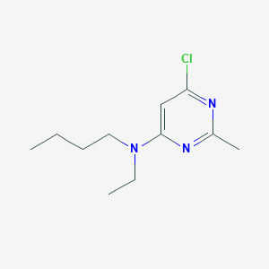 molecular formula C11H18ClN3 B1358111 N-butyl-6-chloro-N-ethyl-2-methylpyrimidin-4-amine 