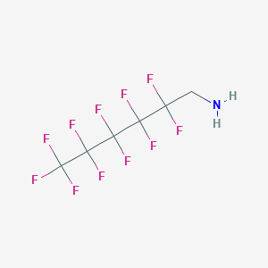 molecular formula C6H4F11N B1358121 1H,1H-Undecafluorohexylamine CAS No. 355-34-0