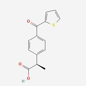 molecular formula C14H12O3S B13581219 (R)-Suprofen CAS No. 52780-13-9