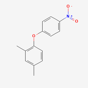 molecular formula C14H13NO3 B1358125 2,4-Dimethyl-1-(4-nitrophenoxy)benzene 