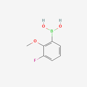 B1358128 3-Fluoro-2-methoxyphenylboronic acid CAS No. 762287-59-2