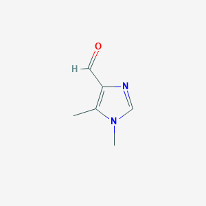 molecular formula C6H8N2O B1358129 1,5-Dimethyl-1H-imidazole-4-carbaldehyde CAS No. 368833-95-8