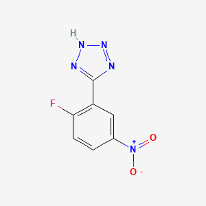 molecular formula C13H10F3NO2 B1358133 5-(2-Fluoro-5-nitrophenyl)-2H-tetrazole CAS No. 1171938-74-1