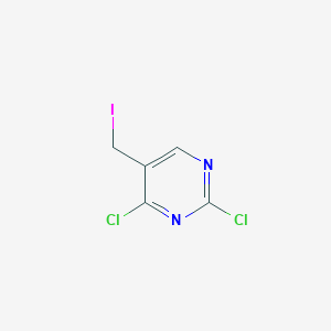 molecular formula C5H3Cl2IN2 B1358137 2,4-Dichloro-5-(iodomethyl)pyrimidine CAS No. 7627-44-3