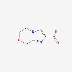 6,8-Dihydro-5H-imidazo[2,1-c][1,4]oxazine-2-carbaldehyde