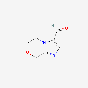 6,8-Dihydro-5H-imidazo[2,1-c][1,4]oxazine-3-carbaldehyde