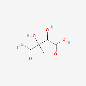 molecular formula C5H8O6 B13581510 2,3-Dihydroxy-2-methylbutanedioic acid 