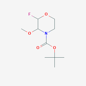 molecular formula C10H18FNO4 B13581511 Tert-butyl 2-fluoro-3-methoxymorpholine-4-carboxylate 