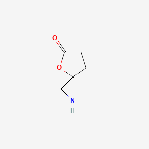 molecular formula C6H9NO2 B13581547 5-Oxa-2-azaspiro[3.4]octan-6-one 