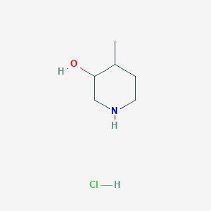molecular formula C6H14ClNO B1358156 4-Methylpiperidin-3-ol hydrochloride CAS No. 955028-85-0