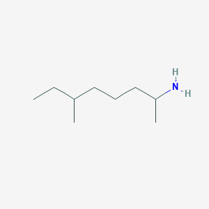 molecular formula C9H21N B13581607 6-Methyloctan-2-amine 