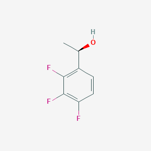 molecular formula C8H7F3O B13581629 (1r)-1-(2,3,4-Trifluorophenyl)ethan-1-ol 