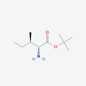 molecular formula C10H21NO2 B13581665 tert-butyl (2R,3R)-2-amino-3-methylpentanoate 