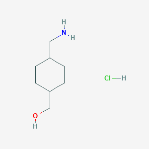 molecular formula C8H18ClNO B1358177 trans-4-(Aminomethyl)cyclohexanemethanol hydrochloride CAS No. 178972-33-3