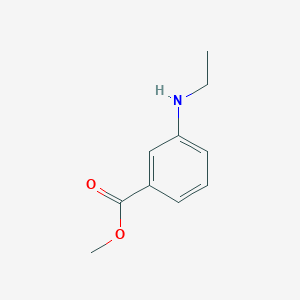 molecular formula C10H13NO2 B13581894 Methyl 3-(ethylamino)benzoate 