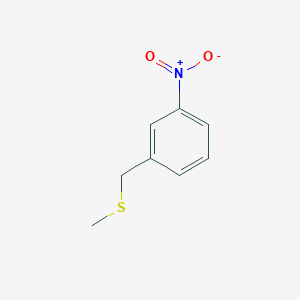 molecular formula C8H9NO2S B1358193 Methyl(3-nitrobenzyl)sulfane CAS No. 51392-54-2