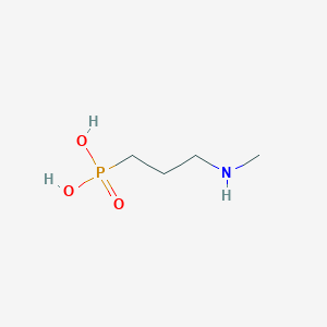 molecular formula C4H12NO3P B13581946 [3-(Methylamino)propyl]phosphonic acid CAS No. 72696-93-6