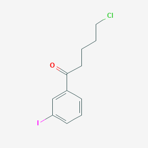 5-Chloro-1-(3-iodophenyl)-1-oxopentane
