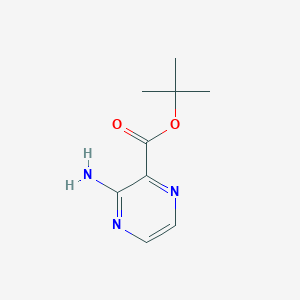 molecular formula C9H13N3O2 B13581994 Tert-butyl 3-aminopyrazine-2-carboxylate 