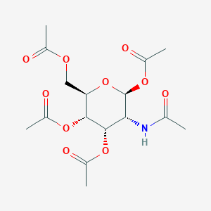 molecular formula C16H23NO10 B013582 N-Acetyl-beta-D-glucosamine tetraacetate CAS No. 7772-79-4