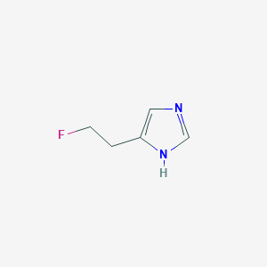 molecular formula C5H7FN2 B13582028 4-(2-fluoroethyl)-1H-imidazole 