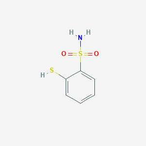 molecular formula C6H7NO2S2 B135821 2-Sulfanylbenzenesulfonamide CAS No. 135180-17-5