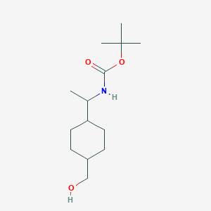 molecular formula C14H27NO3 B1358215 tert-Butyl (R)-(1-(4-(hydroxymethyl)cyclohexyl)ethyl)carbamate 