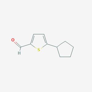 5-Cyclopentylthiophene-2-carbaldehyde