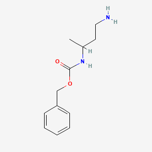B1358224 Benzyl (4-aminobutan-2-yl)carbamate CAS No. 885277-95-2