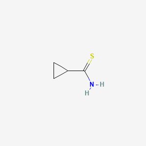 molecular formula C4H7NS B1358230 Cyclopropanecarbothioamide CAS No. 20295-34-5