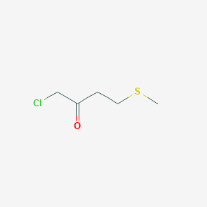 molecular formula C5H9ClOS B13582305 1-Chloro-4-(methylsulfanyl)butan-2-one CAS No. 953045-49-3