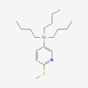 2-Methylthio-5-(tributylstannyl)pyridine