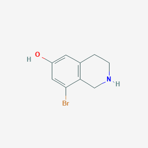 molecular formula C9H10BrNO B13582441 8-Bromo-1,2,3,4-tetrahydroisoquinolin-6-ol 