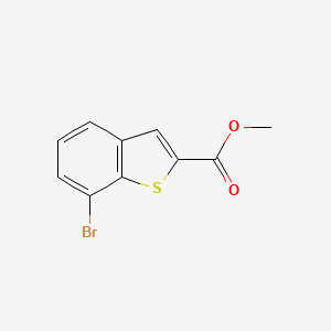 molecular formula C10H7BrO2S B1358251 Methyl 7-bromobenzo[b]thiophene-2-carboxylate CAS No. 550998-53-3