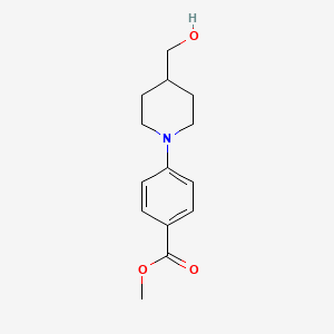 Methyl 4-(4-(hydroxymethyl)piperidin-1-yl)benzoate