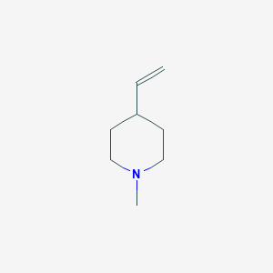 molecular formula C8H15N B13582534 4-Ethenyl-1-methylpiperidine 
