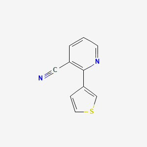 2-(Thiophen-3-yl)nicotinonitrile