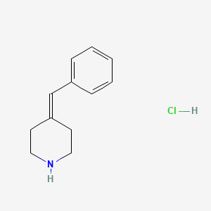 molecular formula C12H16ClN B1358263 4-Benzylidenepiperidine hydrochloride CAS No. 164650-63-9