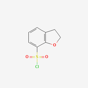 molecular formula C8H7ClO3S B1358274 2,3-Dihydro-1-benzofuran-7-sulfonyl chloride CAS No. 953408-82-7