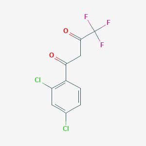 molecular formula C10H5Cl2F3O2 B1358278 4,4,4-Trifluoro-1-(2,4-dichlorophenyl)-1,3-butanedione CAS No. 94856-22-1