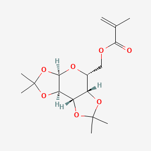 molecular formula C16H24O7 B1358287 1,2:3,4-Di-O-isopropylidene-6-O-methacryloyl-a-D-galactopyranose 