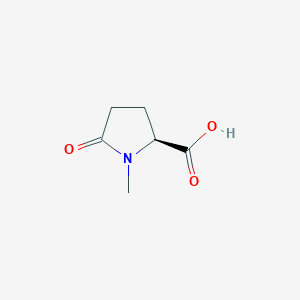 molecular formula C6H9NO3 B1358288 (S)-1-Methyl-5-oxopyrrolidine-2-carboxylic acid CAS No. 52574-06-8