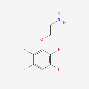 molecular formula C8H7F4NO B13582888 2-(2,3,5,6-Tetrafluorophenoxy)ethan-1-amine CAS No. 110225-29-1