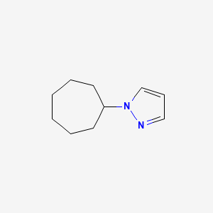 molecular formula C10H16N2 B1358303 1-cycloheptyl-1H-pyrazole 